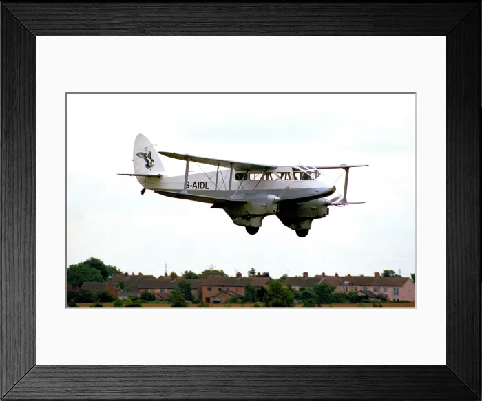 Framed Print : de Havilland DH-89A Dragon Rapide G-AIDL Framed Print : de Havilland DH-89A Dragon Rapide G-AIDL