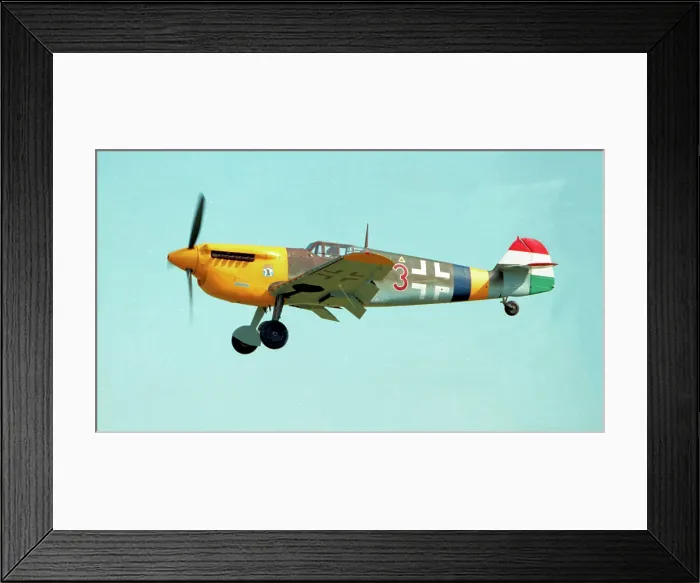 Framed Print : Hispano HA.1112 Buchon G-BOML Framed Print : Hispano HA.1112 Buchon G-BOML