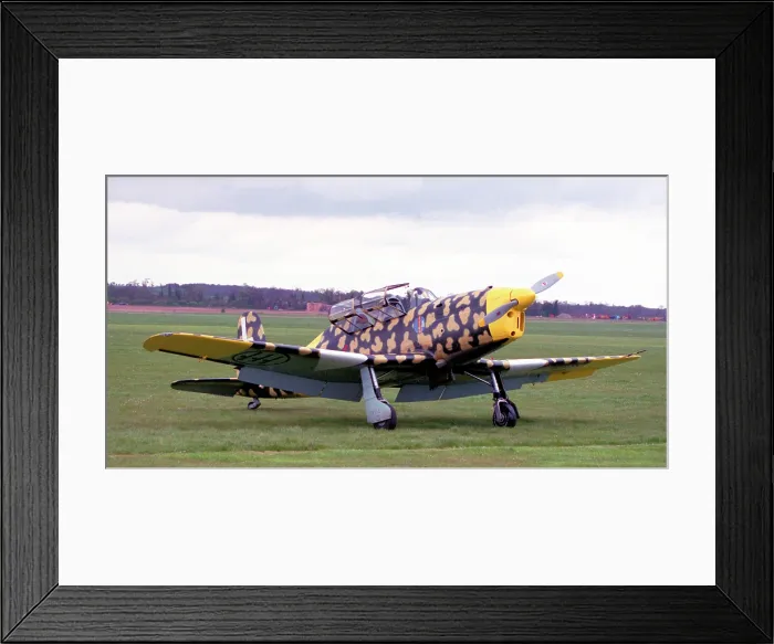 Framed Print : Fiat G.46 G-BBII - MM52801 Framed Print : Fiat G.46 G-BBII - MM52801