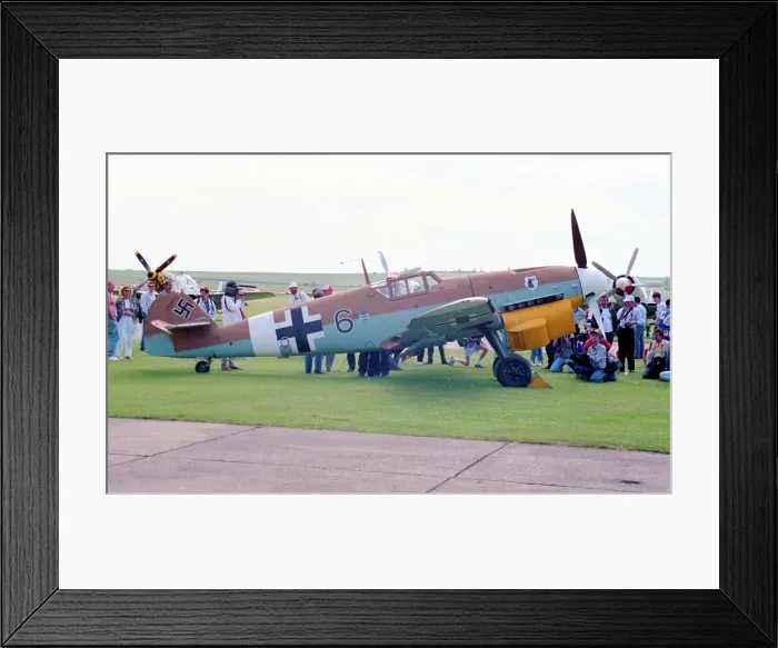 Framed Print : Messerschmitt Bf 109G G-USTV - RN228 Framed Print : Messerschmitt Bf 109G G-USTV - RN228