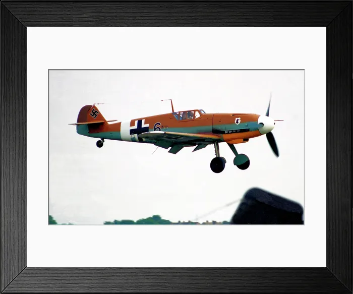 Framed Print : Messerschmitt Bf 109G G-USTV - RN228 Framed Print : Messerschmitt Bf 109G G-USTV - RN228