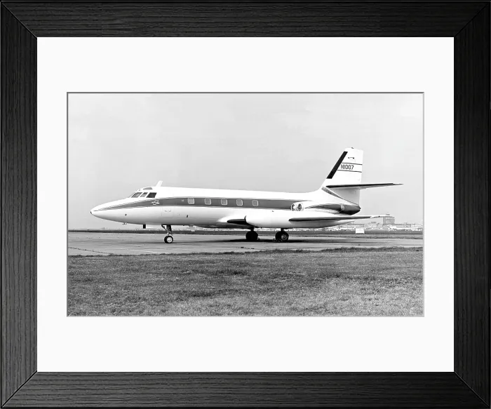 Framed Print : Lockheed L-1329 JetStar 6 N1007 Framed Print : Lockheed L-1329 JetStar 6 N1007