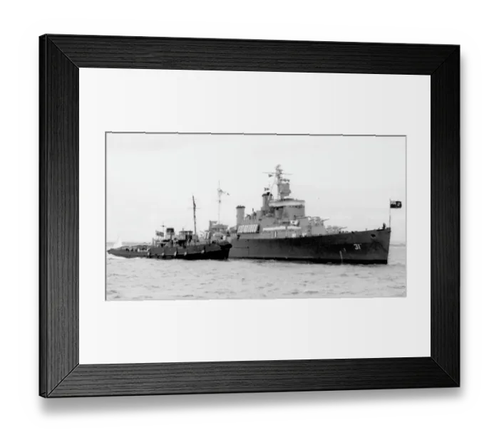 Framed Print : HMCS Quebec 31, Fiji-class light cruiser Framed Print : HMCS Quebec 31, Fiji-class light cruiser
