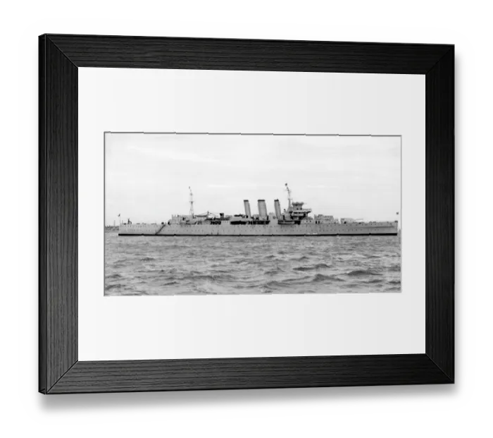 Framed Print : HMS Devonshire, cadet training cruiser Framed Print : HMS Devonshire, cadet training cruiser