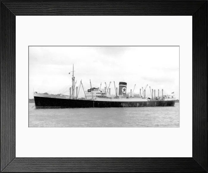 Framed Print : MV Brisbane Star Framed Print : MV Brisbane Star