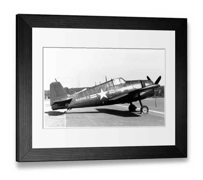 Framed Print : United States Navy - Grumman F6F-5K Hellcat 80141 Framed Print : United States Navy - Grumman F6F-5K Hellcat 80141