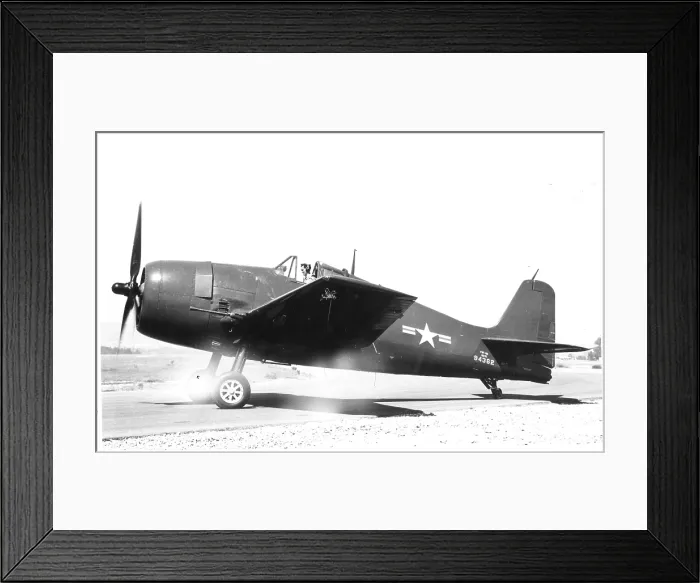 Framed Print : Grumman F6F-5N Hellcat 94362 Framed Print : Grumman F6F-5N Hellcat 94362