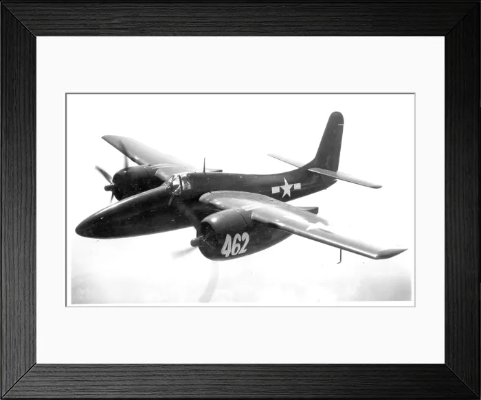 Framed Print : Grumman F7F-2N Tigercat Framed Print : Grumman F7F-2N Tigercat