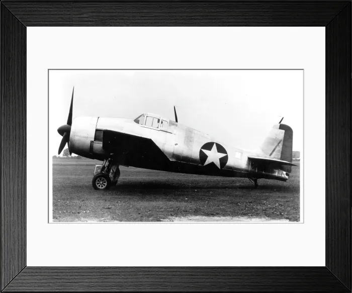 Framed Print : Grumman XF6F-1 Hellcat 02981 Framed Print : Grumman XF6F-1 Hellcat 02981