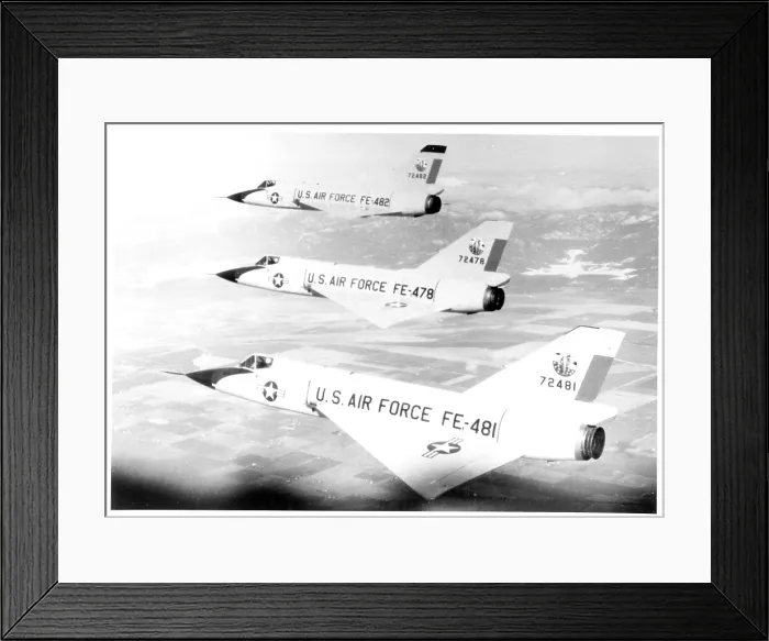Framed Print : Convair F-106A Delta Dart 57-2481