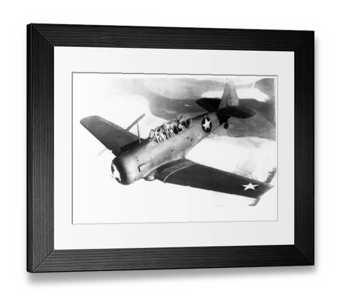 Framed Print : North American AT-6