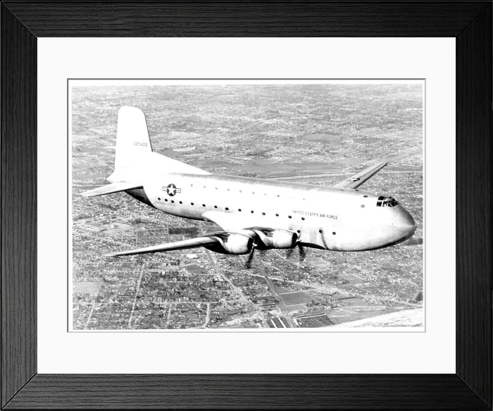 Framed Print : Douglas YC-124 Globemaster II 43-65406 Framed Print : Douglas YC-124 Globemaster II 43-65406