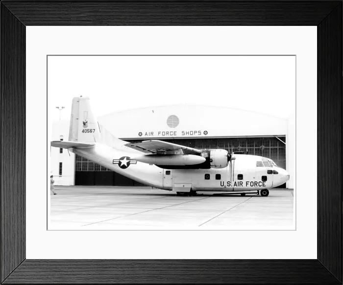 Framed Print : Fairchild C-123B Provider Framed Print : Fairchild C-123B Provider