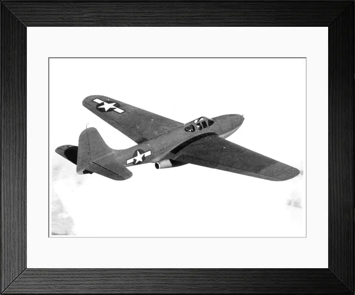 Framed Print : Bell XP-59A Airacomet Framed Print : Bell XP-59A Airacomet