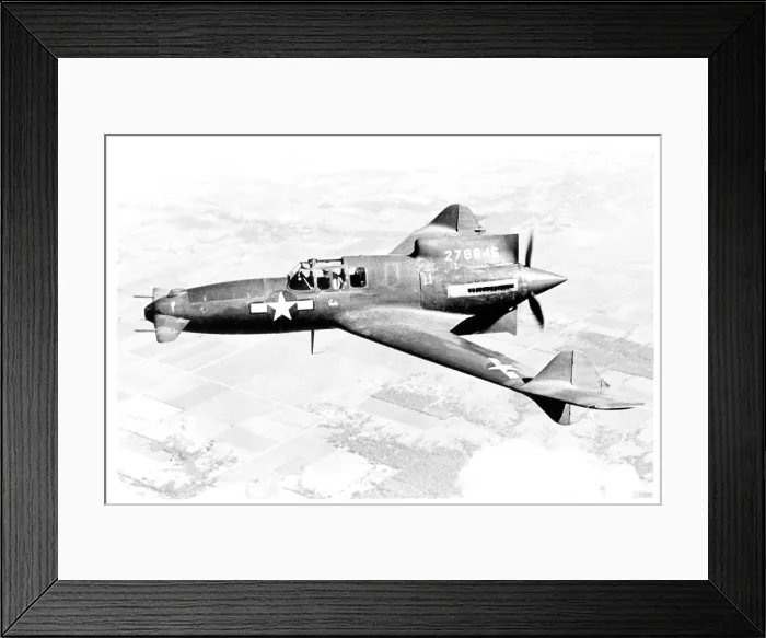 Framed Print : Curtiss XP-55-CU Ascender 42-78846