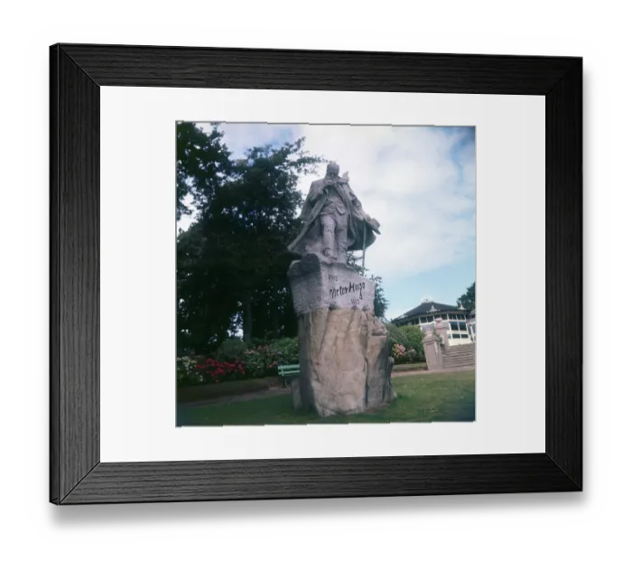 Framed Print : Statue - French writer Victor Hugo, Candie Gardens, Guernsey Framed Print : Statue - French writer Victor Hugo, Candie Gardens, Guernsey