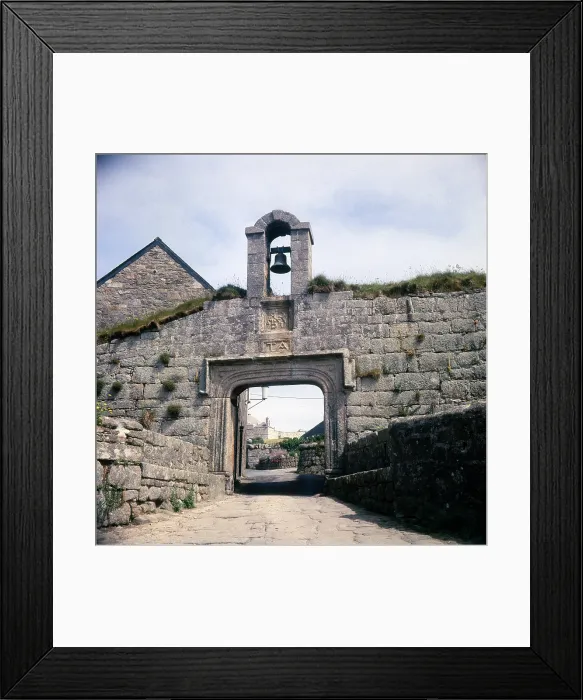 Framed Print : The Garrison Gate, St. Mary's, Scilly Isles Framed Print : The Garrison Gate, St. Mary's, Scilly Isles