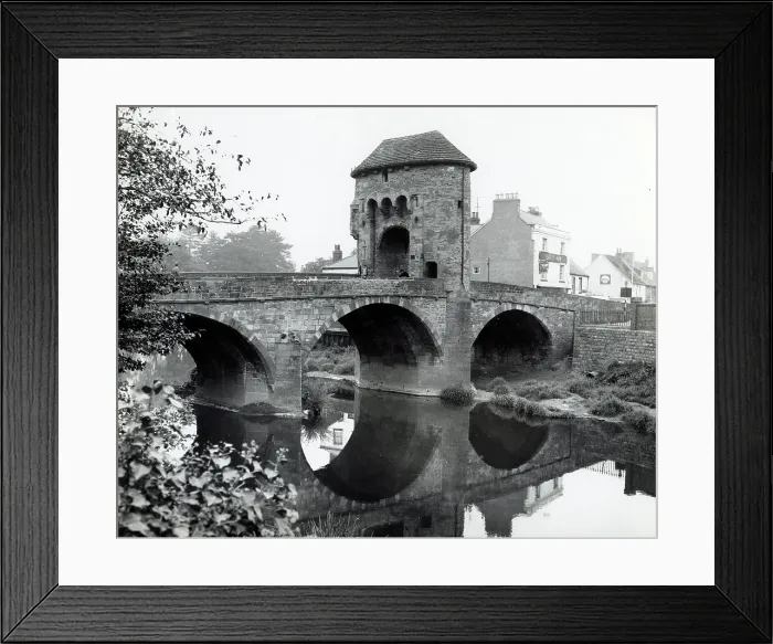 Framed Print : Monnow Bridge in Monmouth, Wales Framed Print : Monnow Bridge in Monmouth, Wales