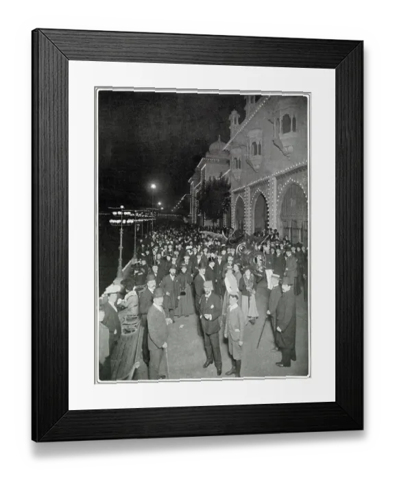 Framed Print : Running on narrow railway line was a popular attraction, for the visitors of the Earl's Court Exhibition, London Framed Print : Running on narrow railway line was a popular attraction, for the visitors of the Earl's Court Exhibition, London