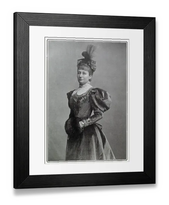 Framed Print : Augusta Victoria of Schleswig-Holstein (1858 - 1921), last German Empress and Queen of Prussia by marriage to Wilhelm II, German Emperor Framed Print : Augusta Victoria of Schleswig-Holstein (1858 - 1921), last German Empress and Queen of Prussia by marriage to Wilhelm II, German Emperor