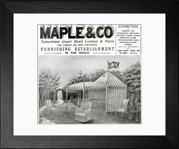 Framed Print : Garden and lawn furnishings. Date: 1901 Framed Print : Garden and lawn furnishings. Date: 1901