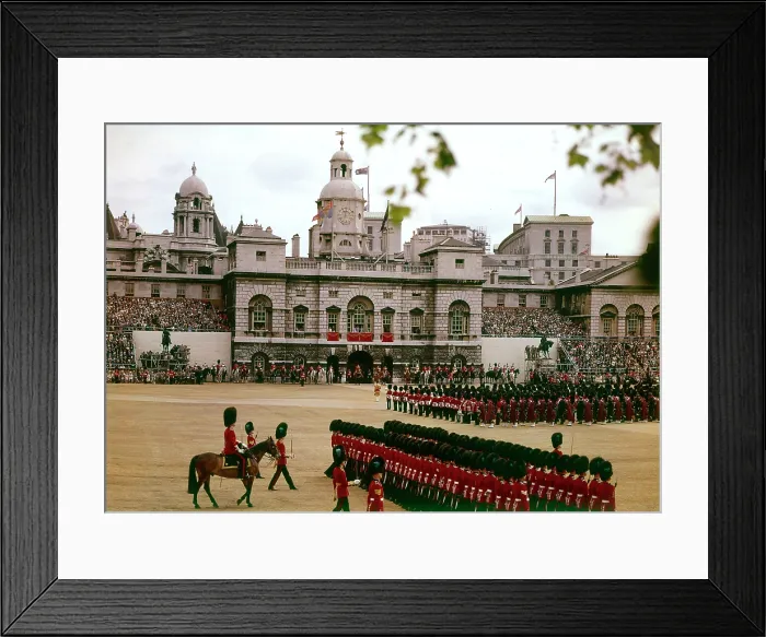Framed Print : Trooping the Colour, London Date: circa 1960s Framed Print : Trooping the Colour, London Date: circa 1960s