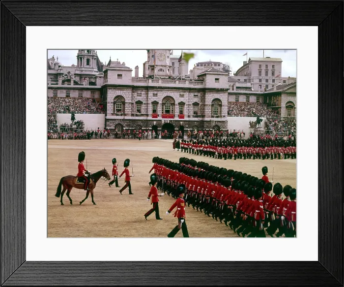 Framed Print : Trooping the Colour, London Date: circa 1960s Framed Print : Trooping the Colour, London Date: circa 1960s