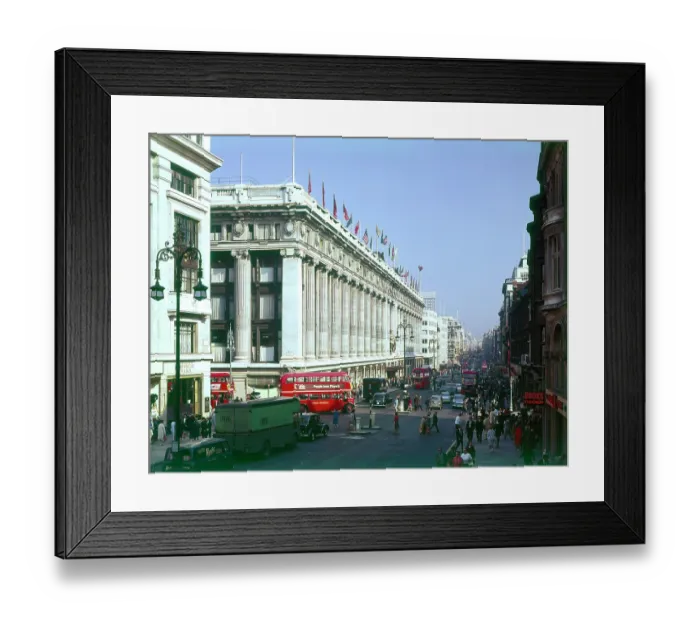 Framed Print : Selfridges Department Store, Oxford Street, London Date: circa 1960s Framed Print : Selfridges Department Store, Oxford Street, London Date: circa 1960s