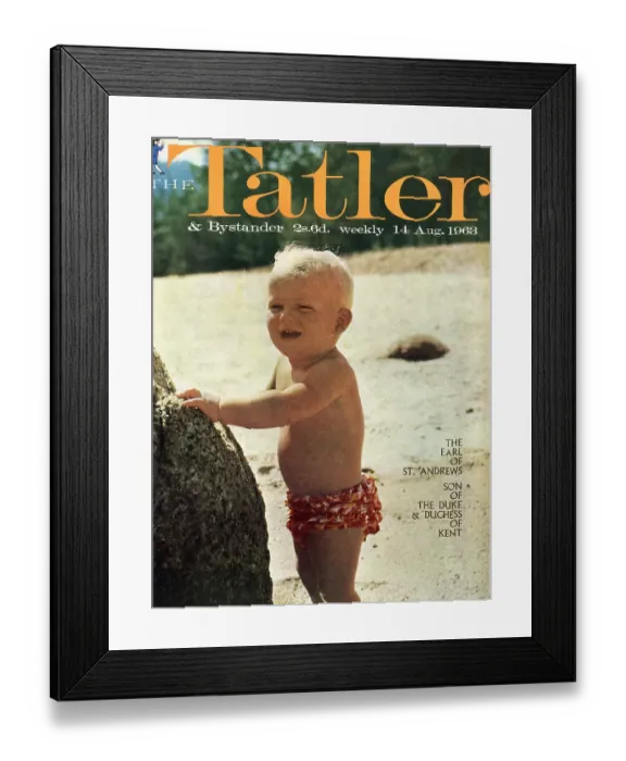 Framed Print : Tatler Front Cover - The Earl of St Framed Print : Tatler Front Cover - The Earl of St