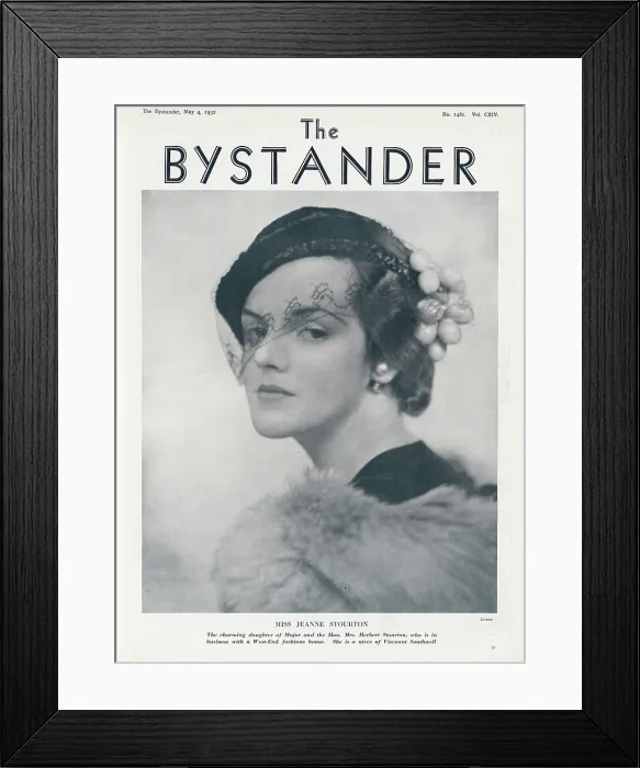 Framed Print : Miss Mary Jeanne Stourton (1913 - 1987). She married Major Ralph Stonor, 6th Lord Camoys, in 1938. Date: 1932 Framed Print : Miss Mary Jeanne Stourton (1913 - 1987). She married Major Ralph Stonor, 6th Lord Camoys, in 1938. Date: 1932