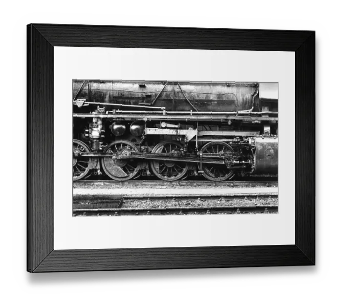 Framed Print : DB locomotive's running gear Framed Print : DB locomotive's running gear