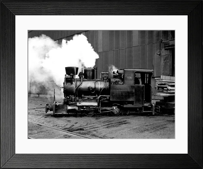 Framed Print : Narrow-guage locomotive 100.10 Framed Print : Narrow-guage locomotive 100.10