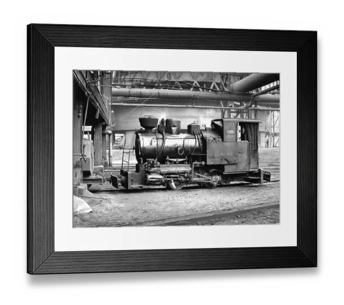Framed Print : Narrow-guage locomotive 100.7 Framed Print : Narrow-guage locomotive 100.7