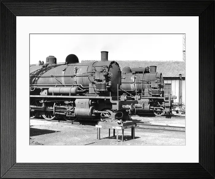 Framed Print : SNCF locomotives 140 C 30 and 140 C 127 Framed Print : SNCF locomotives 140 C 30 and 140 C 127