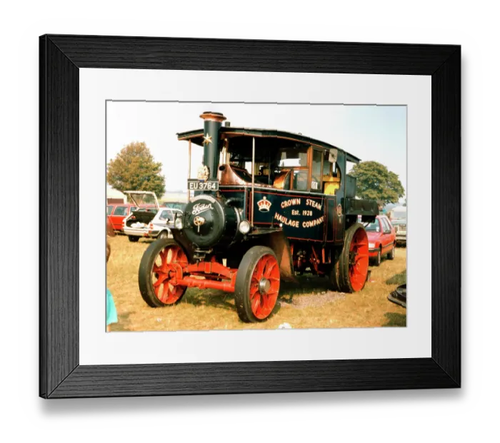 Framed Print : Foden Timber Tractor number: 13068, Perseverance