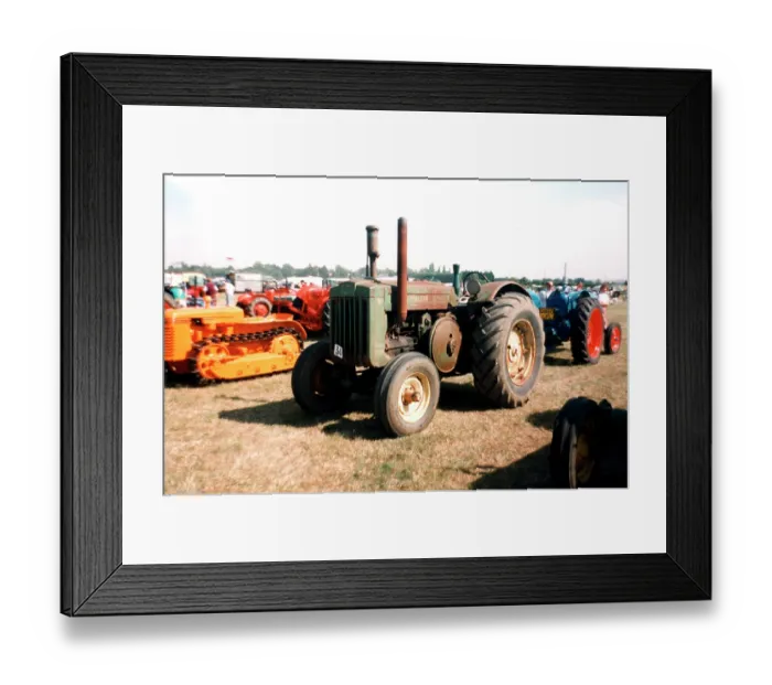 Framed Print : John Deere Tractor Framed Print : John Deere Tractor