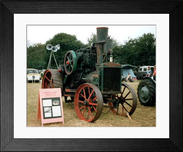 Framed Print : Walsh and Clark Victoria oil ploughing engine Framed Print : Walsh and Clark Victoria oil ploughing engine