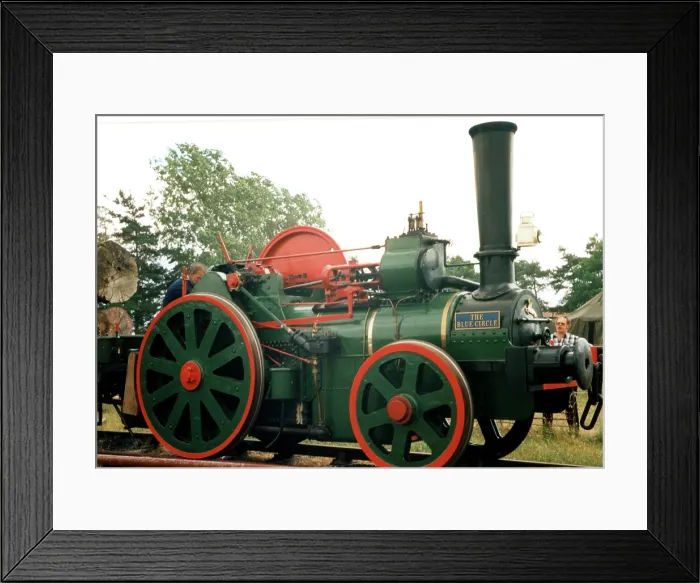 Framed Print : Aveling and Porter locomotive The Blue Circle Framed Print : Aveling and Porter locomotive The Blue Circle