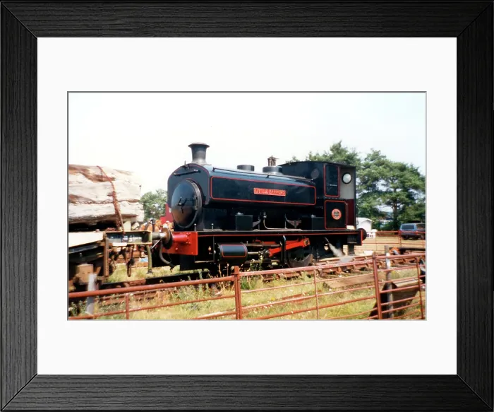 Framed Print : Andrew Barclay 0-4-0 locomotive Little Barford Framed Print : Andrew Barclay 0-4-0 locomotive Little Barford