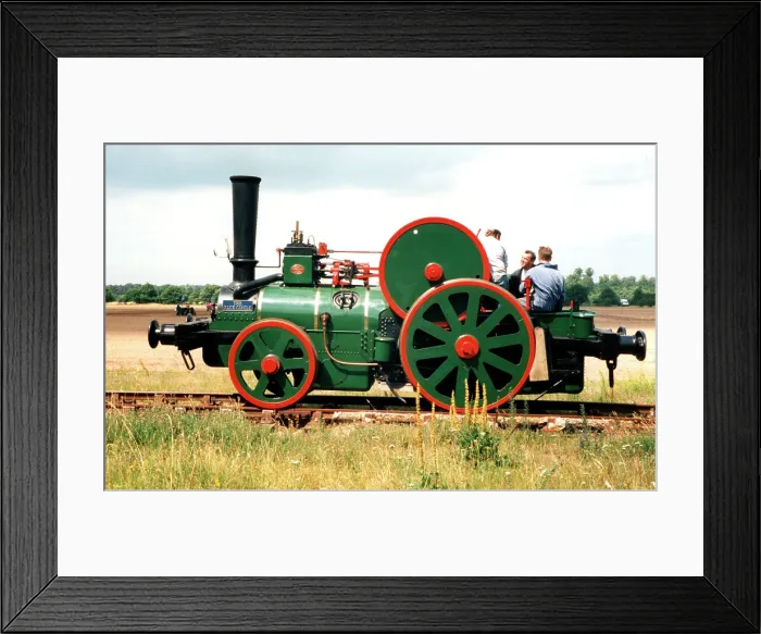 Framed Print : Aveling and Porter locomotive The Blue Circle Framed Print : Aveling and Porter locomotive The Blue Circle
