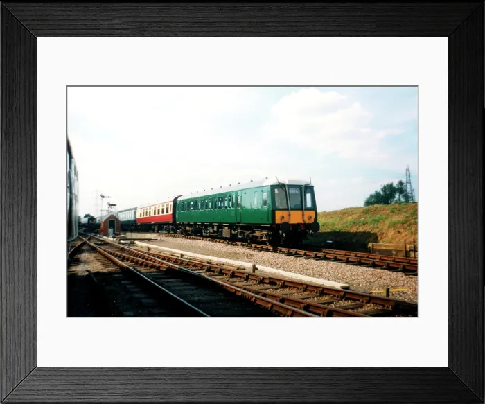 Framed Print : British Rail Class 121 DMU W55033 Framed Print : British Rail Class 121 DMU W55033