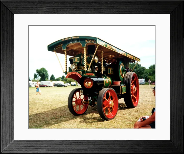 Framed Print : Garrett Showman's Road Locomotive British Hero Framed Print : Garrett Showman's Road Locomotive British Hero