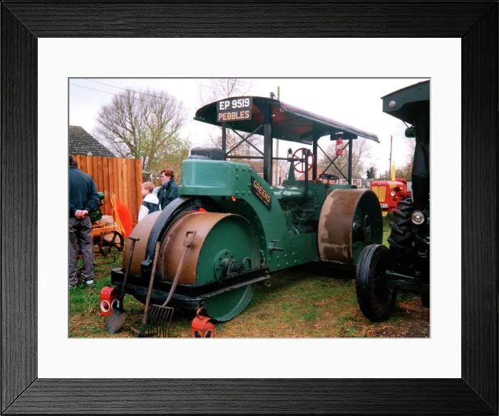 Framed Print : Greens Diesel Road Roller EP 8519 Framed Print : Greens Diesel Road Roller EP 8519
