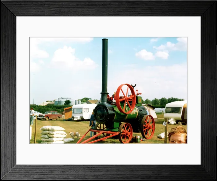 Framed Print : Ransomes Sims and Jefferies portable engine
