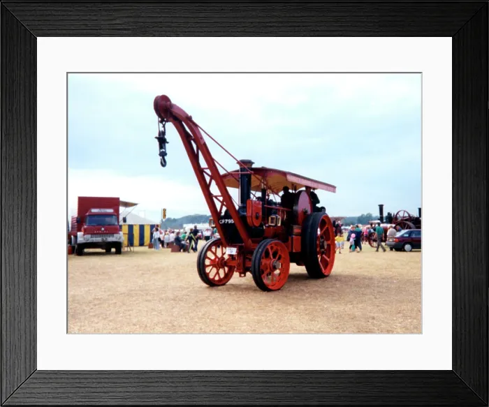 Framed Print : Burrell Crane Engine number: 4074, The Lark Framed Print : Burrell Crane Engine number: 4074, The Lark
