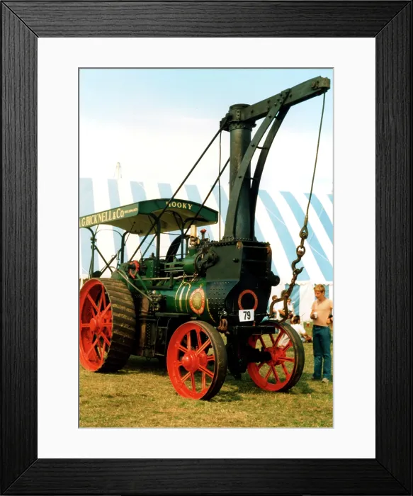 Framed Print : Ransomes Sims and Jefferies Crane Engine Hooky Framed Print : Ransomes Sims and Jefferies Crane Engine Hooky