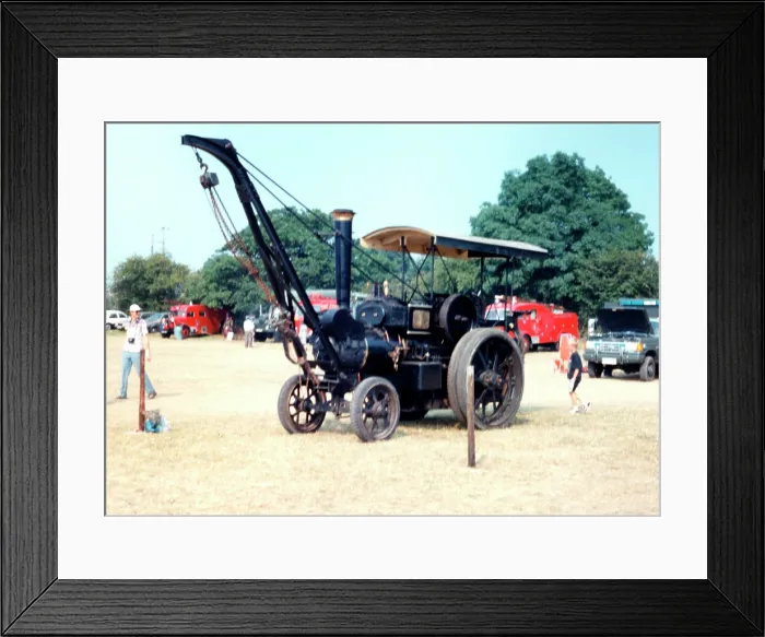 Framed Print : Tasker Crane Tractor number: 1833, The Fox Framed Print : Tasker Crane Tractor number: 1833, The Fox