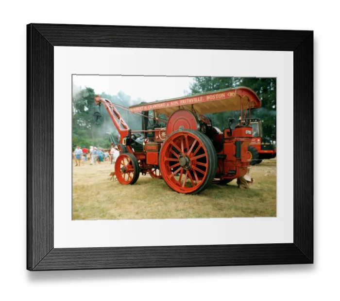 Framed Print : Burrell Crane Engine number: 4074, The Lark Framed Print : Burrell Crane Engine number: 4074, The Lark