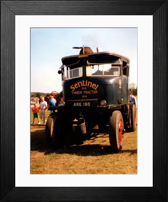 Framed Print : Sentinel Tractor number: 9097, King Arthur Framed Print : Sentinel Tractor number: 9097, King Arthur