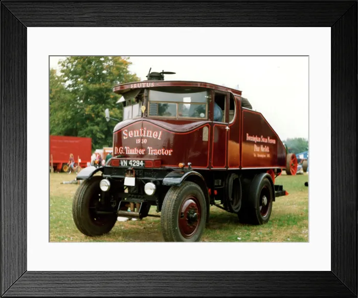 Framed Print : Sentinel Timber Tractor number: 8756, Brutus Framed Print : Sentinel Timber Tractor number: 8756, Brutus